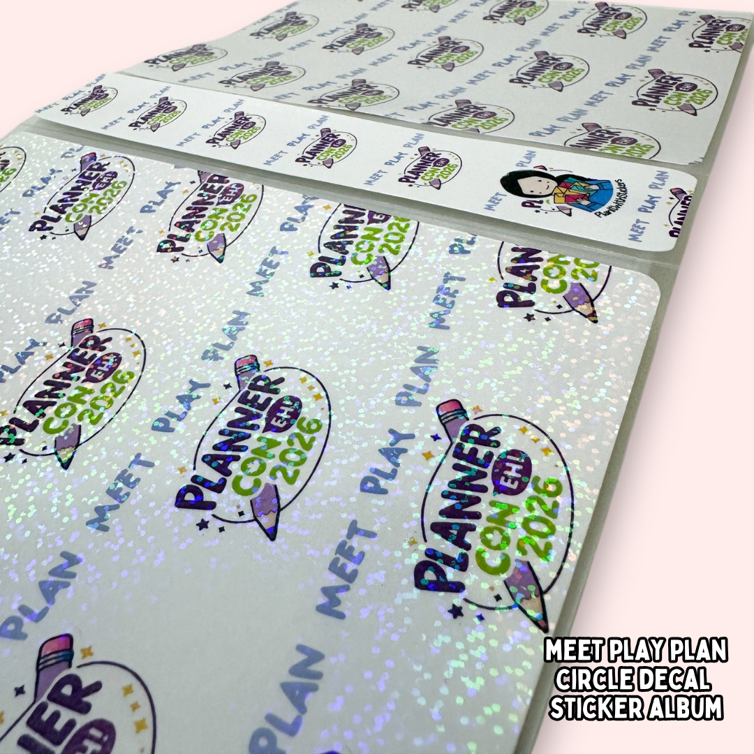 Planner Con, Eh! 2026 – Meet Play Plan Sticker Album (Pre-Order)
