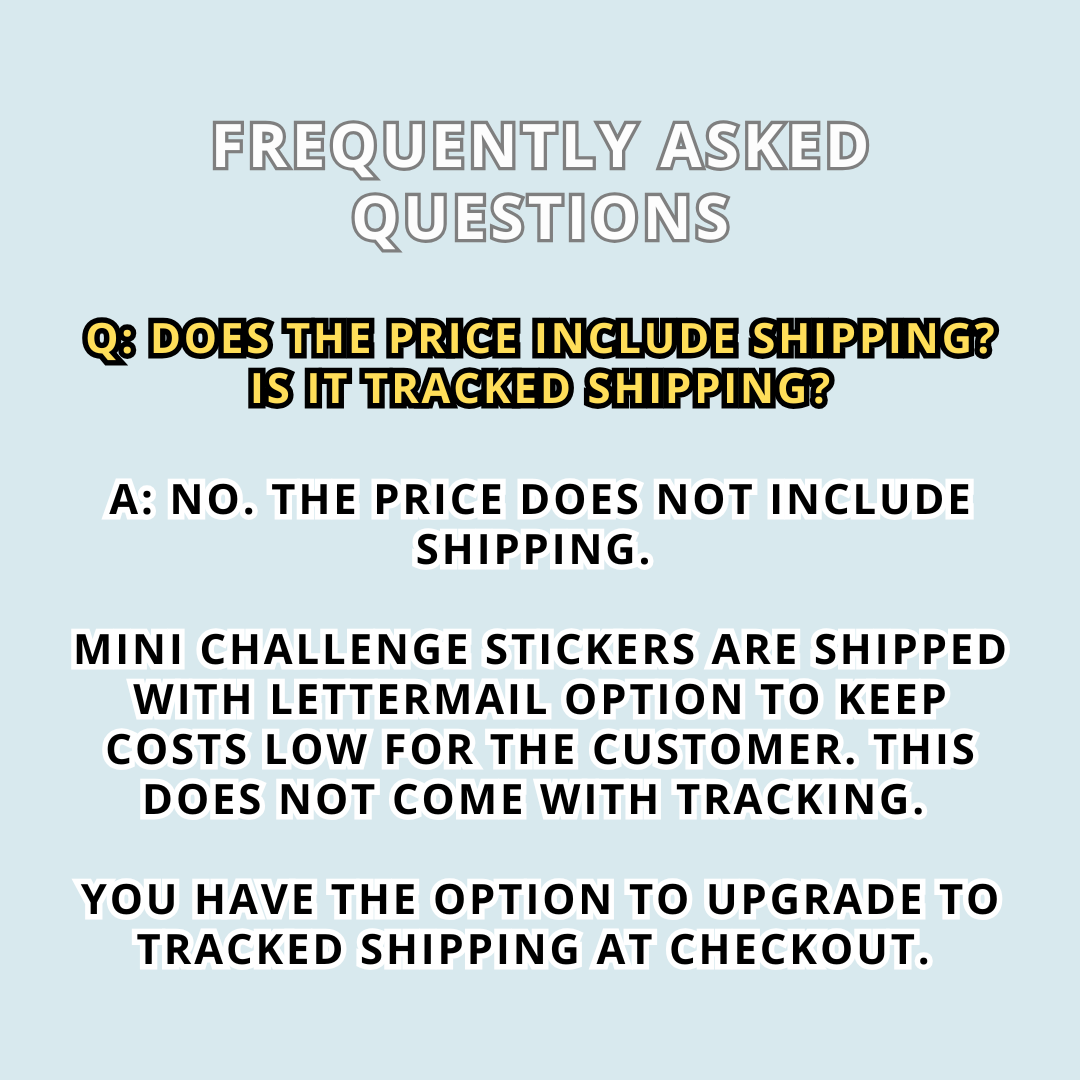 The 52 Book Club Mini Challenge Sticker Subscription - September