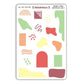 Abstract Shapes Journal Stickers – 2 Sheets - Fall 2025 Collection
