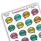 "Author" Bookish Bubbles Book Review Sticker - Summer 2026