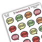 "Author" Bookish Bubbles Reading Sticker- Fall Bookish Collection