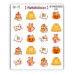 Autumn Halloween Bookish Icon Stickers – Fall 2025 Collection
