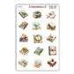 Autumn Floral Bookish Decorative Stickers - Fall 2025 Collection