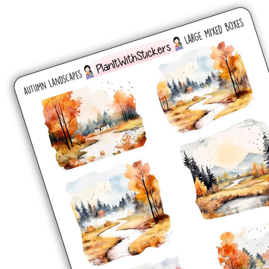 Autumn Landscapes – Large Mixed Boxes – Fall 2025 Collection