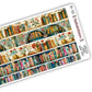 Whimsical Library Washi Strips - Long Strips