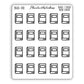 Black Monochrome Book Cover Icons