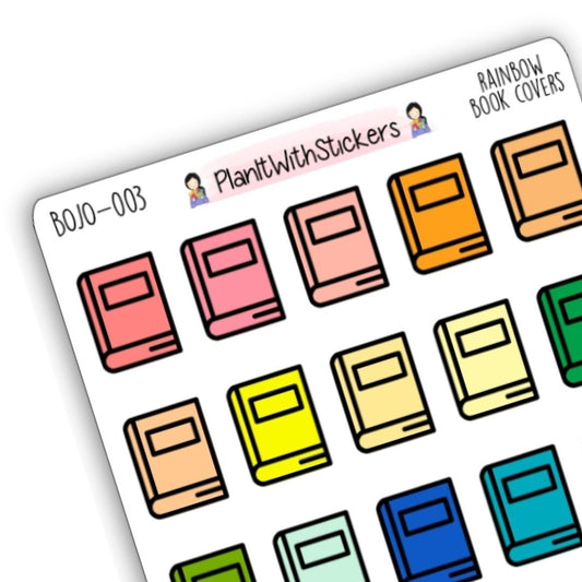 Rainbow Book Cover Icons