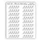 Spicy Peppers Rating Sticker (Monochrome/Foiled)