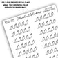 Spicy Peppers Rating Sticker (Monochrome/Foiled)