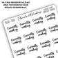 Currently Reading - Bookish Script Stickers