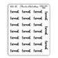 Format - Bookish Script Stickers