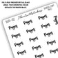 Pages - Bookish Script Stickers