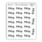 Rating - Bookish Script Stickers