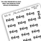 Rating - Bookish Script Stickers