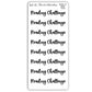 Reading Challenge Script - Bookish Script Stickers