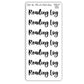Reading Log Headers - Bookish Script Stickers