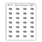 Title - Bookish Script Stickers