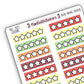 Stars Rating Stickers - Fall Bookish Collection