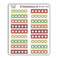 Stars Rating Stickers - Fall Bookish Collection
