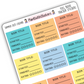 Full Book Reading Tracker Stickers – Summer 2025 Collection