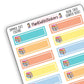 Book Stack Quarter Box Stickers – Summer 2025 Collection
