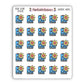Graphic Novel Book Genre Icon Sticker