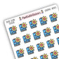 Graphic Novel Book Genre Icon Sticker