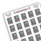 Historical Fiction Book Genre Icon Sticker