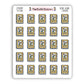 Literary Fiction Book Genre Icon Sticker