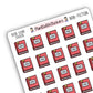 Non-Fiction Book Genre Icon Sticker