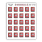 Non-Fiction Book Genre Icon Sticker