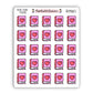 Romance Book Genre Icon Sticker
