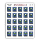 Sci-Fi Book Genre Icon Sticker