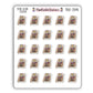 True Crime Book Genre Icon Sticker