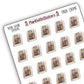 True Crime Book Genre Icon Sticker