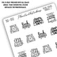 Book Lovers Quote and Phrases Sticker Sheet - VERSION 2