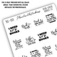 Book Lovers Quote and Phrases Sticker Sheet - VERSION 3