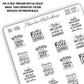 Book Lovers Quote and Phrases Sticker Sheet - VERSION 6
