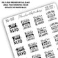 Book Lovers Quote and Phrases Sticker Sheet - VERSION 7
