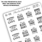 Book Lovers Quote and Phrases Sticker Sheet - VERSION 8