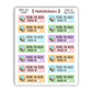 Library Books On Hold Reminder Sticker - Spring 2026 Colours