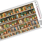 Botanical Bookshelves Long Washi Strips