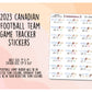 Canadian Football League - 2023 Season - Football Game Tracker Stickers [NO DISCOUNT CODES PLEASE]