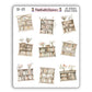 Chic Bookshelves Bookish Deco Stickers