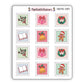 Christmas Holiday Stamp Stickers
