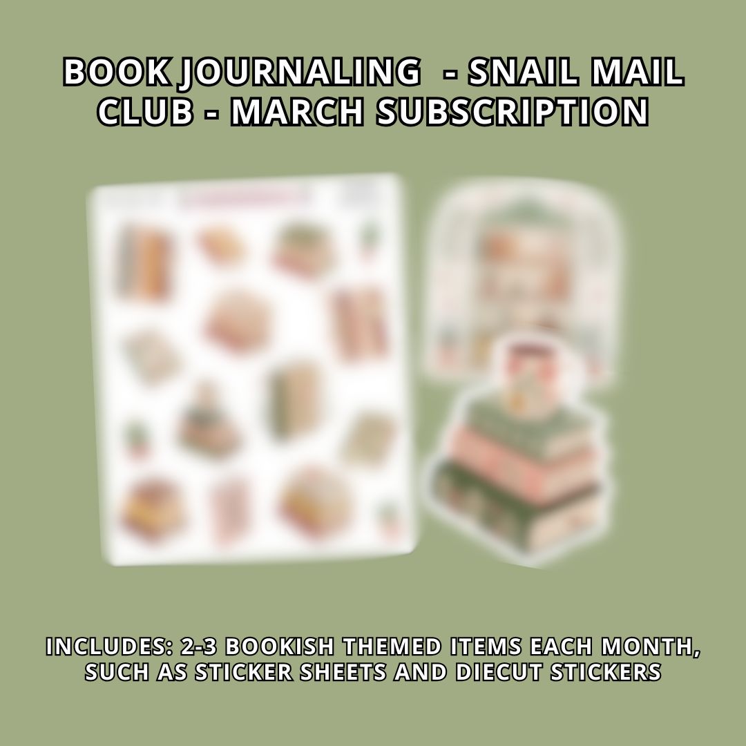Book Journaling Snail Mail Club (Subscription)