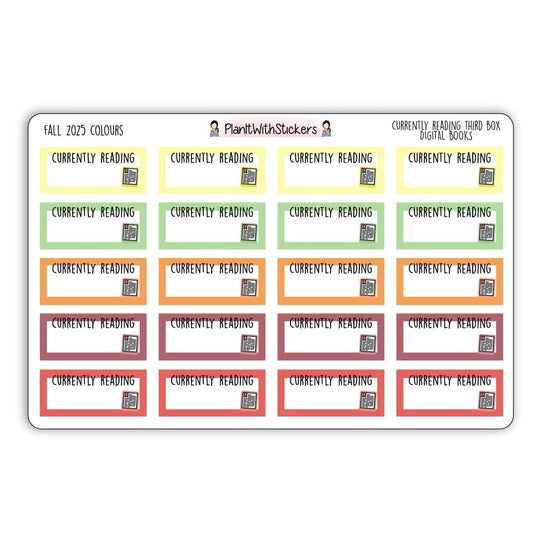Currently Reading (Digital Book) Third Box- Fall Bookish Collection