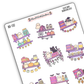 Cute Boo Bookshelves Deco Stickers