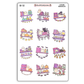 Cute Boo Bookshelves Deco Stickers