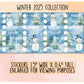 Date Headers - Winter 24/25 - Winter Snowmen